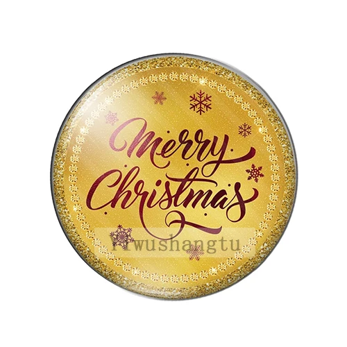 Colourful Glitter Wordart Merry Christmas Paintings 8mm/12mm/20mm/25mm Round photo glass cabochon demo flat back Making findings