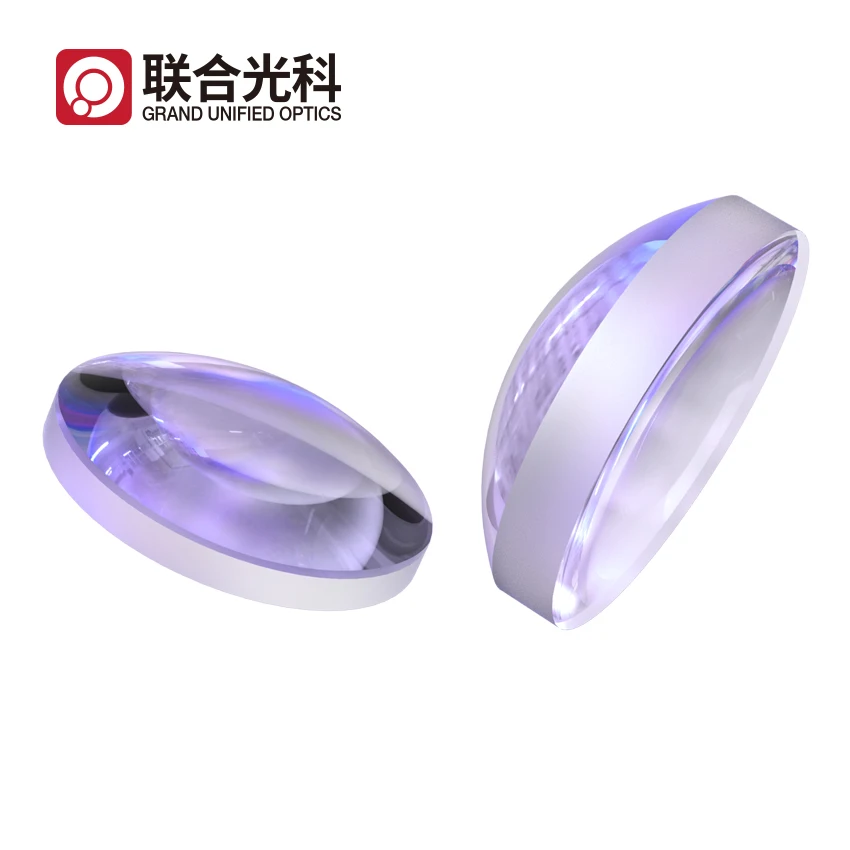 AR Coating UV Fused Silica Quartz Glass Optical Plano Convex Lens Diameter 6.3mm FL10mm to FL50mm