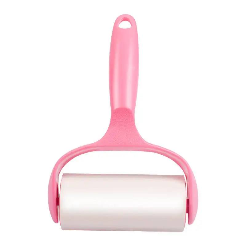 60PCS/Roll Clothes Blanket Sweater Lint Rollers Pet Hair Remover With Protecter Dust Roller Clothes Carpet Sticky Roll Brush