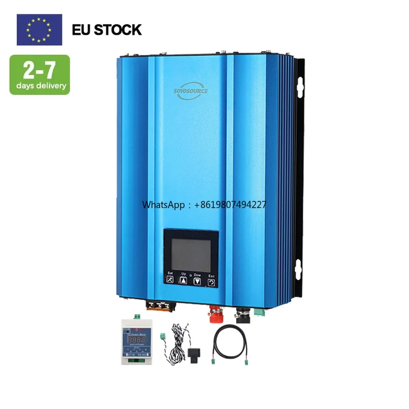 Jesudom 1KW 1.2KW  AC110V 220V  Solar Grid Tie Inverter  DC 24V 36V 48V 72V 96V With Sensor
