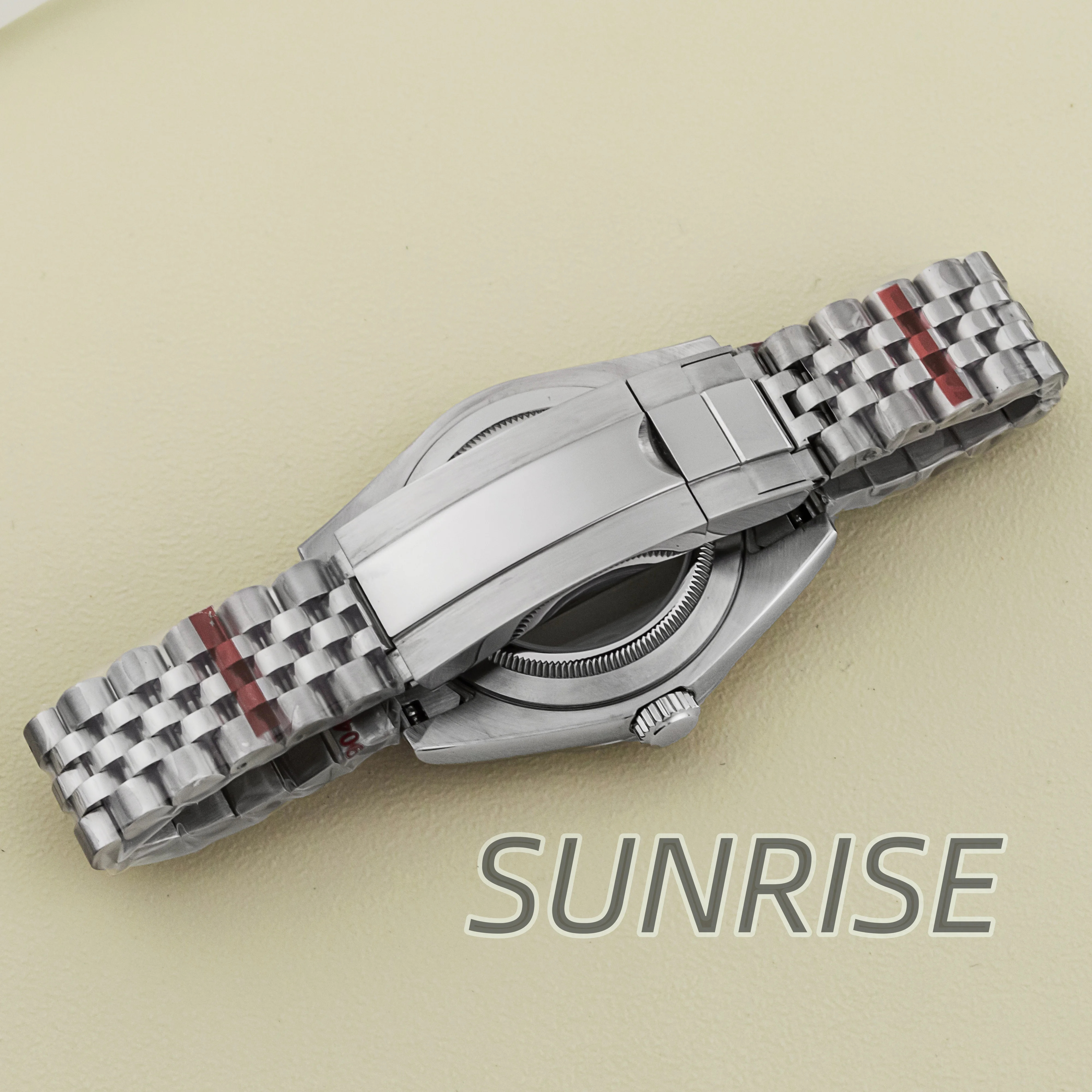 Diamond NH35 Case Strap 36mm/39mm Stainless Steel Sapphire Glass Watch Fit NH35 NH36 ETA2824 PT5000 ETA2836 Miyota82 Movement