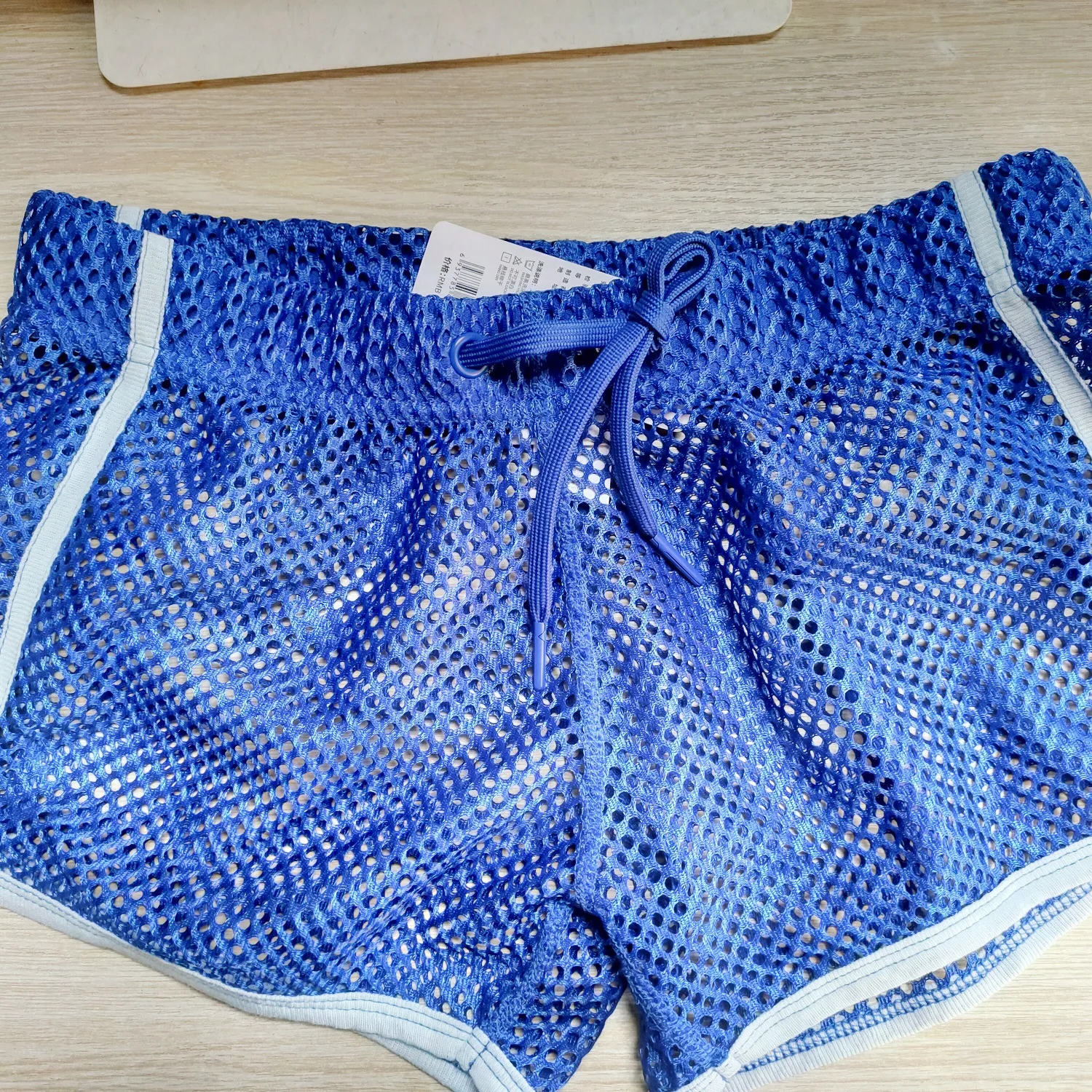 SEOBEAN-pantalones cortos de malla para hombre, ropa interior transpirable, SEXY, de verano