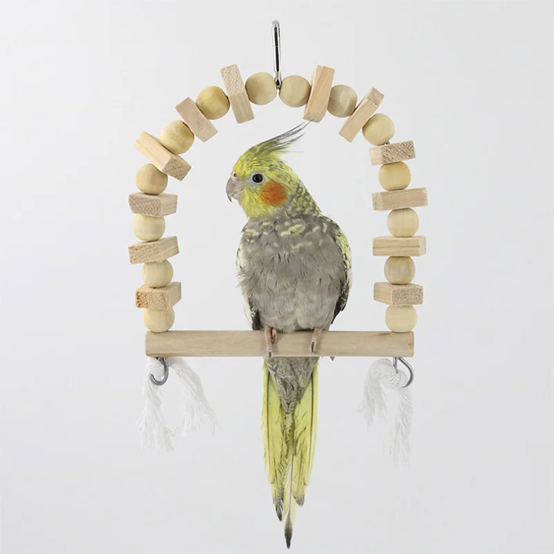 

Bird Toy Swing Parrot Toy Swing Supplies Parrots Hammock Pets Toys Pet Suppliy Accesorios Para PáJaros попугаи
