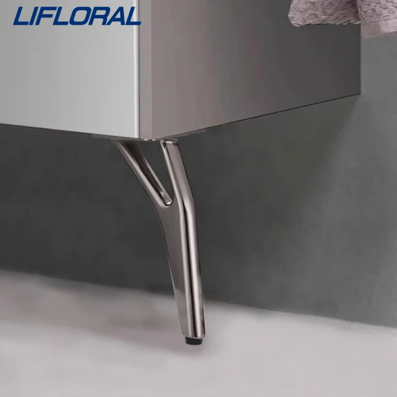 4pcs 15cm Y-Shape Metal Furniture Legs Modern Replacements Feet Heavy Duty Tapered Table Sofa Legs Couch Decorative Leg