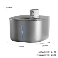 Bebedero recargable acero inoxidable 4 L con sensor