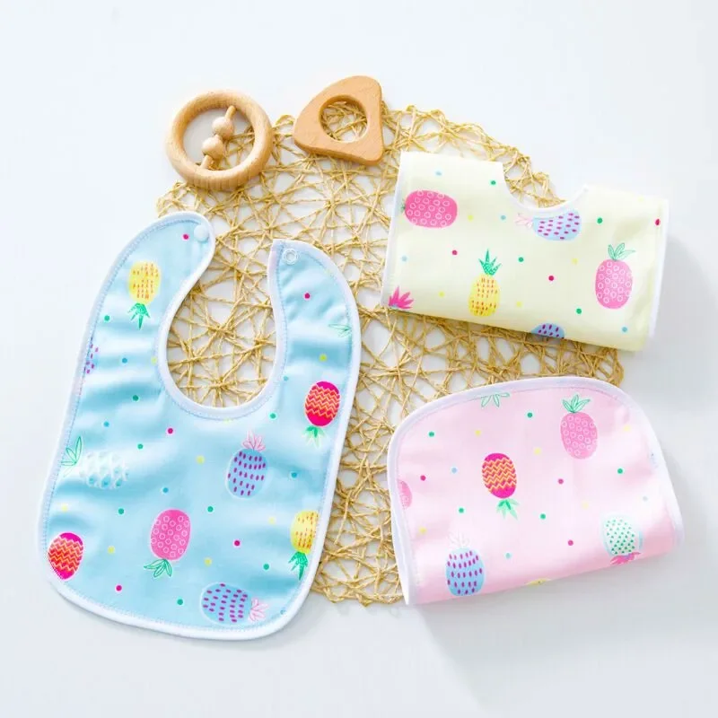 10Pc/Lot Baby Boys Girls Bib Velvet Bibs Waterproof Feeding Girls Boys Towel Random Pattern 1-3year Baby Cloth