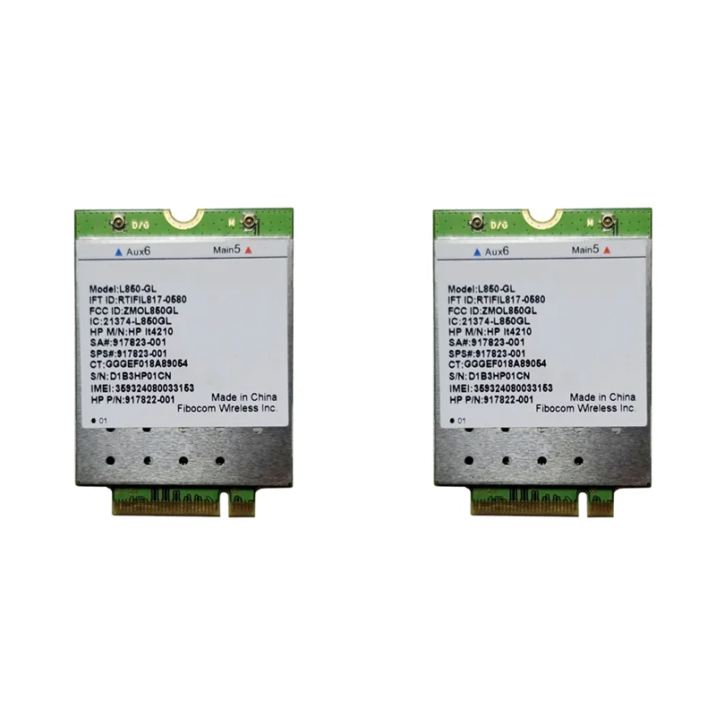 B24B 2X L850-GL LT4210 FDD-LTE TDD-LTE Scheda 4G Modulo 4G SPS, 917823-001 Per Notebook 430 440 450 G5