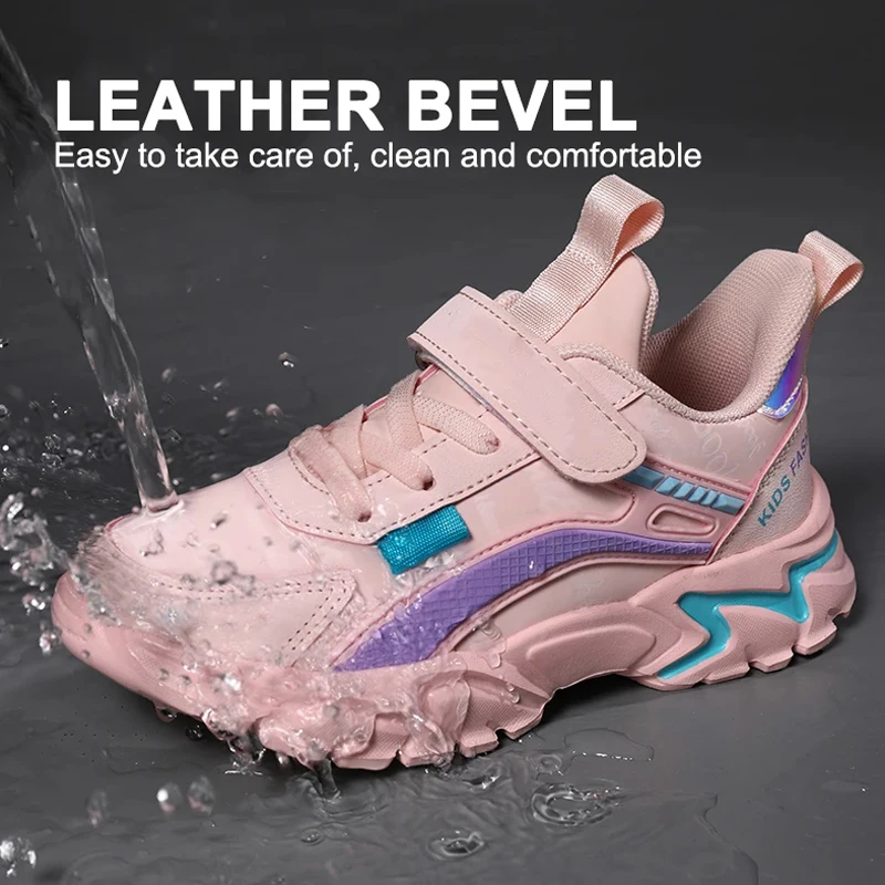 Trendy Kinder Casual Schuhe Mädchen Tennis Rutschfeste Student Kinder Outdoor Sport Lauf Sneaker Komfort Walking Schuhe – Detail 6