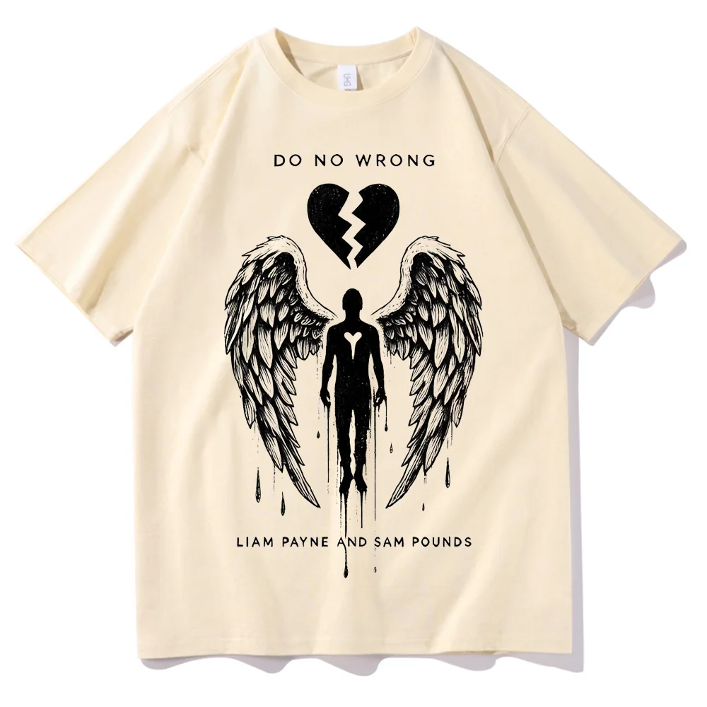 Liam Payne Do No Wrong T-shirt RIP 100%cotton Women Men High Quality Same Short-sleeved Top Fashion Streetwear