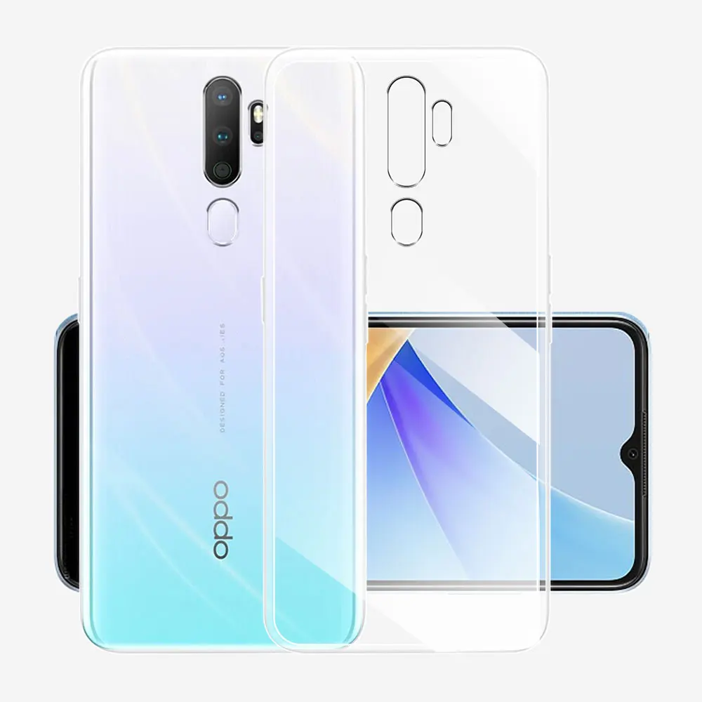 For OPPO A9 2020 Clear Case Silicon Soft Cover For OPPO A5 2020 Phone Case For OPPOA9 A5 2020 Clear Ultra Thin Bumper Coque