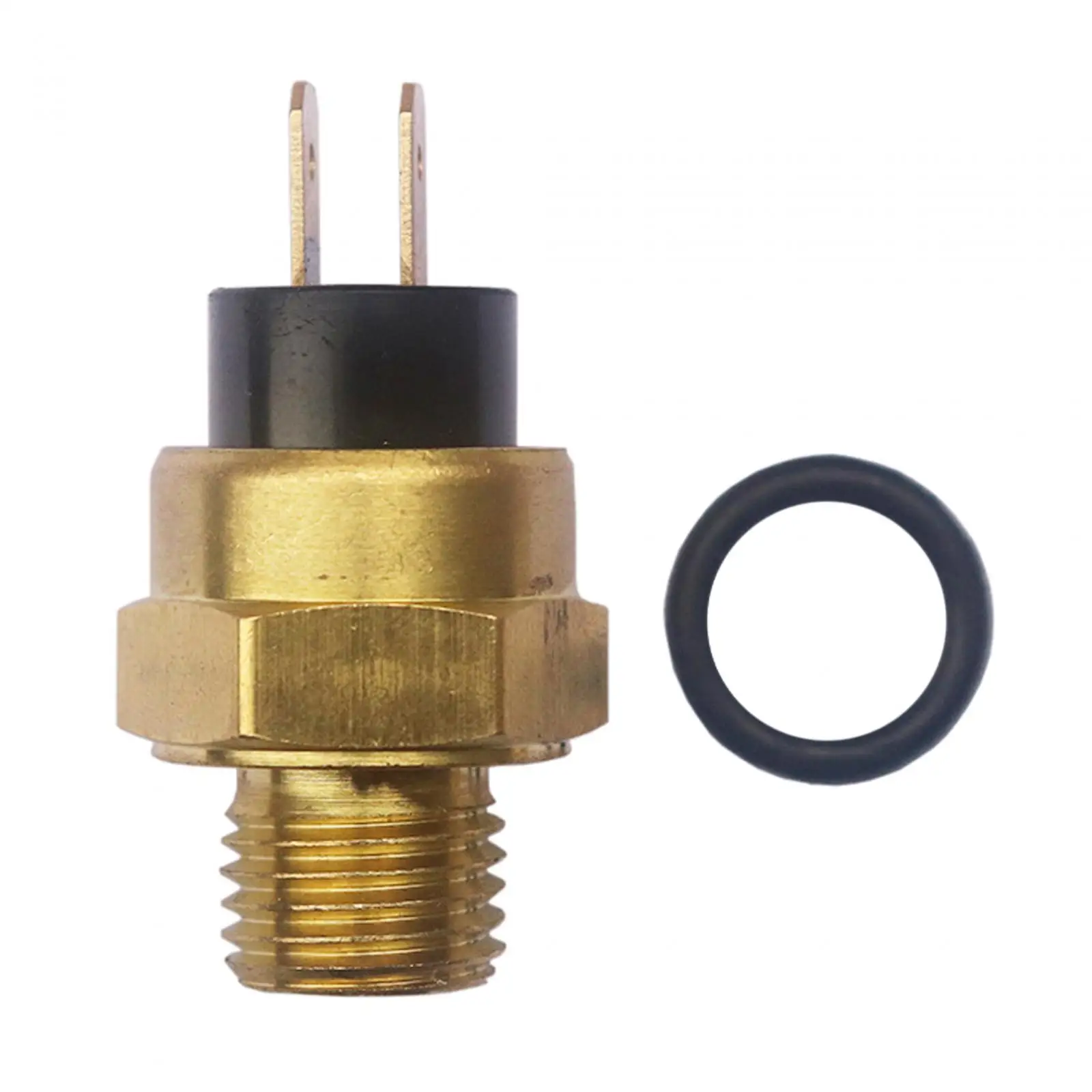 Brass Radiator Fan Thermal Switch 80 Degree Water Temp Sensor Universal Motorcycles Accessory for Cooling System