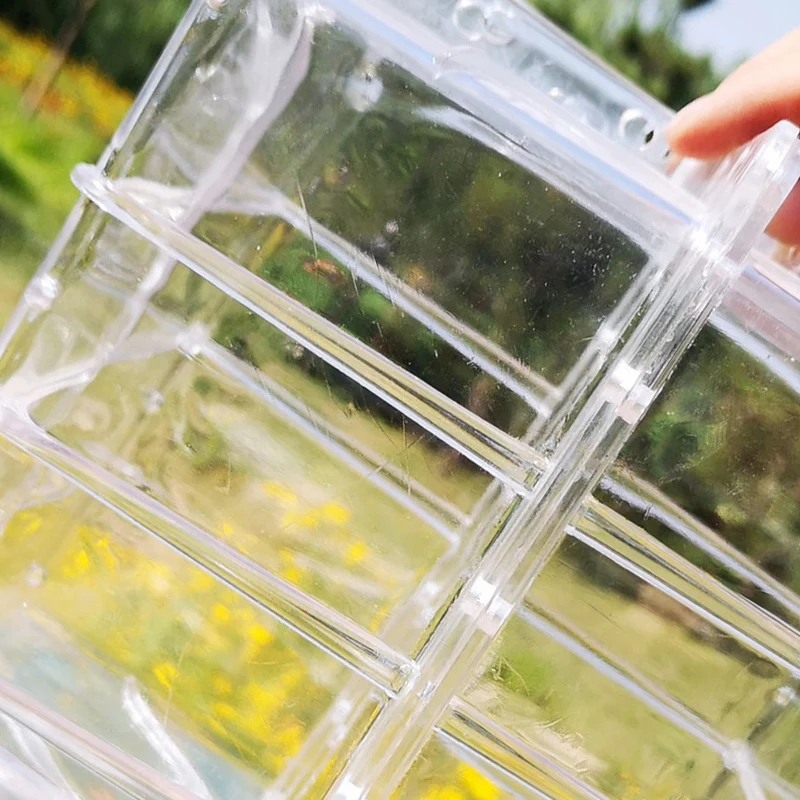 Stampo per coltivazione di anguria quadrato a forma di cuore in plastica di grandi dimensioni Stampo per modellare la crescita della frutta trasparente