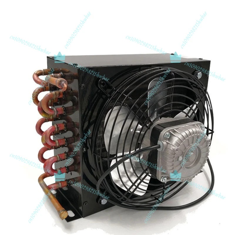 

Refrigerator Freezer Condenser With Fan, Aluminum Fin Copper Tube Radiator, Finned Heat Exchanger For Air Water Cooled