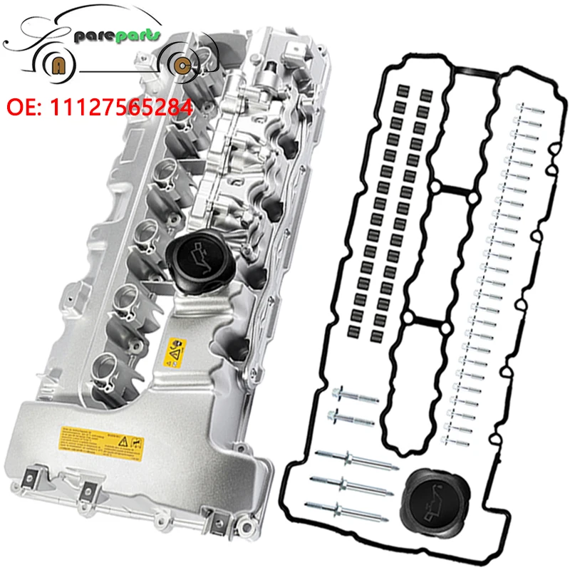 Valve Cover for BMW 335i N54 335xi 535i 740i 740Li 135i 11127565284  Aluminum Rocker Cover X6 Z4 N54 B30 3.0L