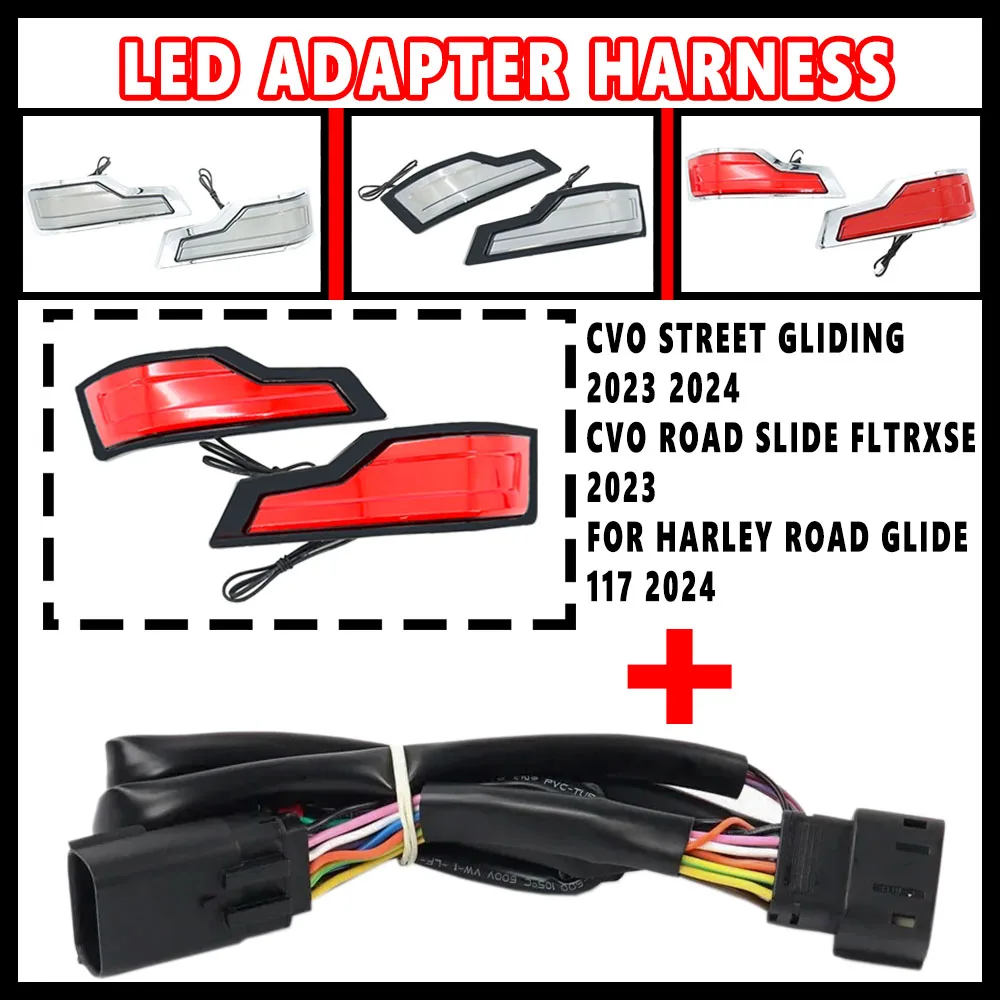 

NEW Touring CVO New Motorcycle Accessory LED Adapter Harness For Touring CVO STREET GLIDE 2023 2024 CVO Road GLIDE FLTRXSE 2023