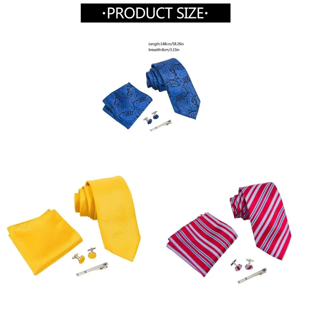 Menor para hombres Pocket cuadrado cuadrado Garflink Tie Clip Juego reunión reunión reunión negocios Set