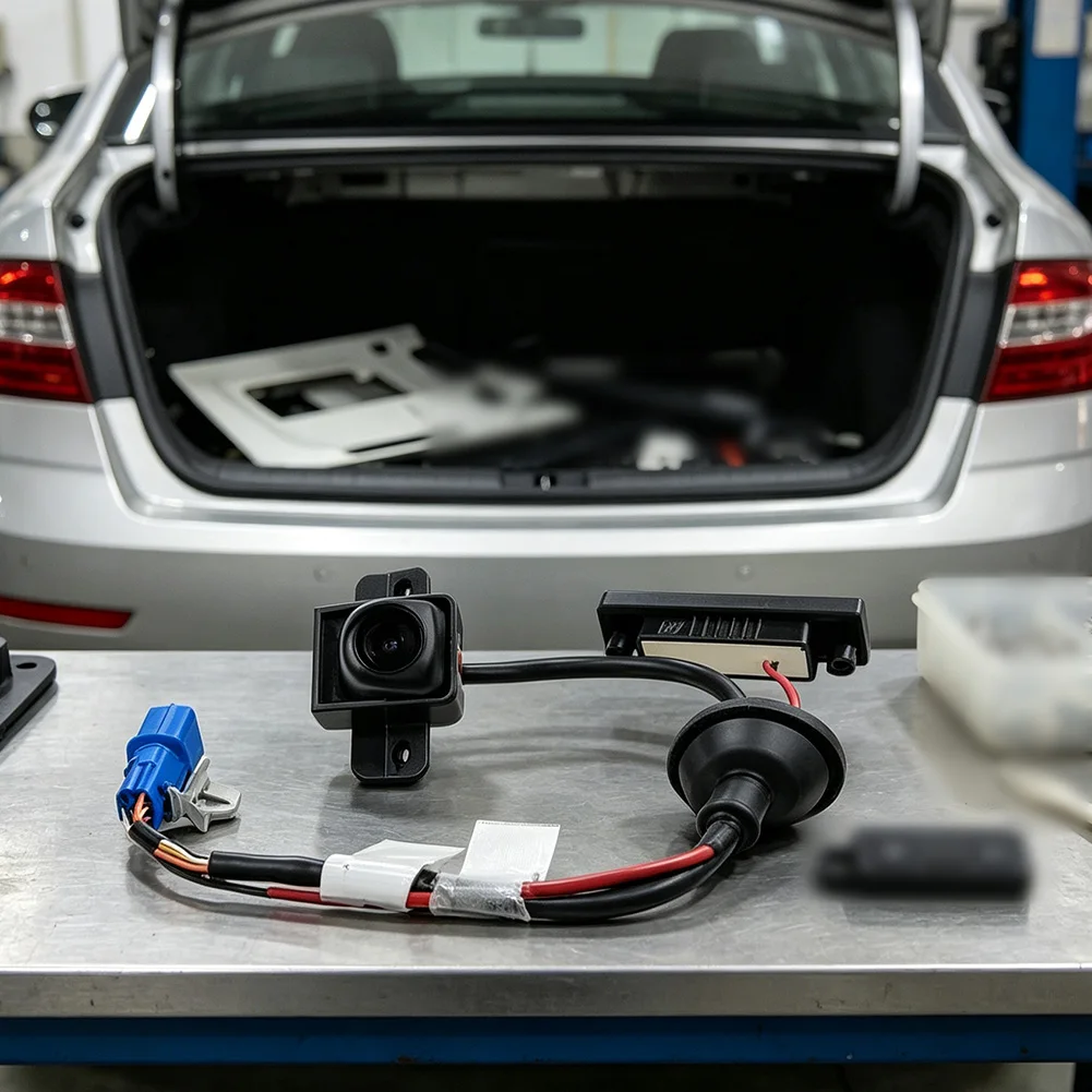 Trunk Release Camera Tailgate Switch Camera Wear Resistant Design Non Deformation Structure Direct Replacement Part