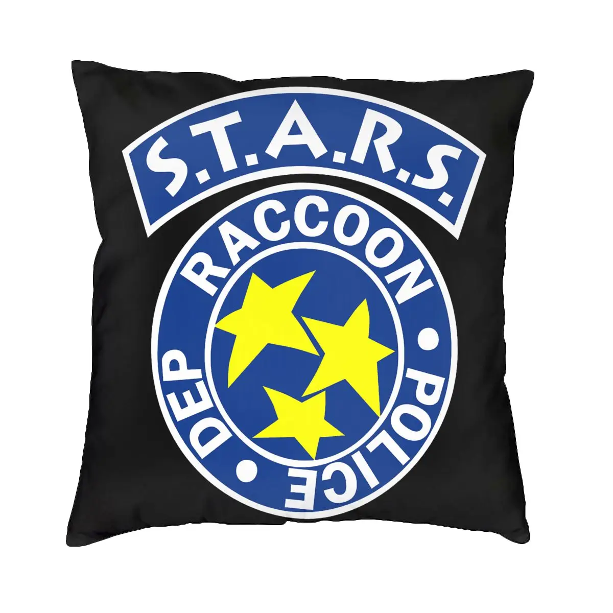 Cozy Stars Logo Resident Raccoon City Police Dep Evil Pillowcase Throw Pillow Cover Healthy Ultra Soft Top Quality