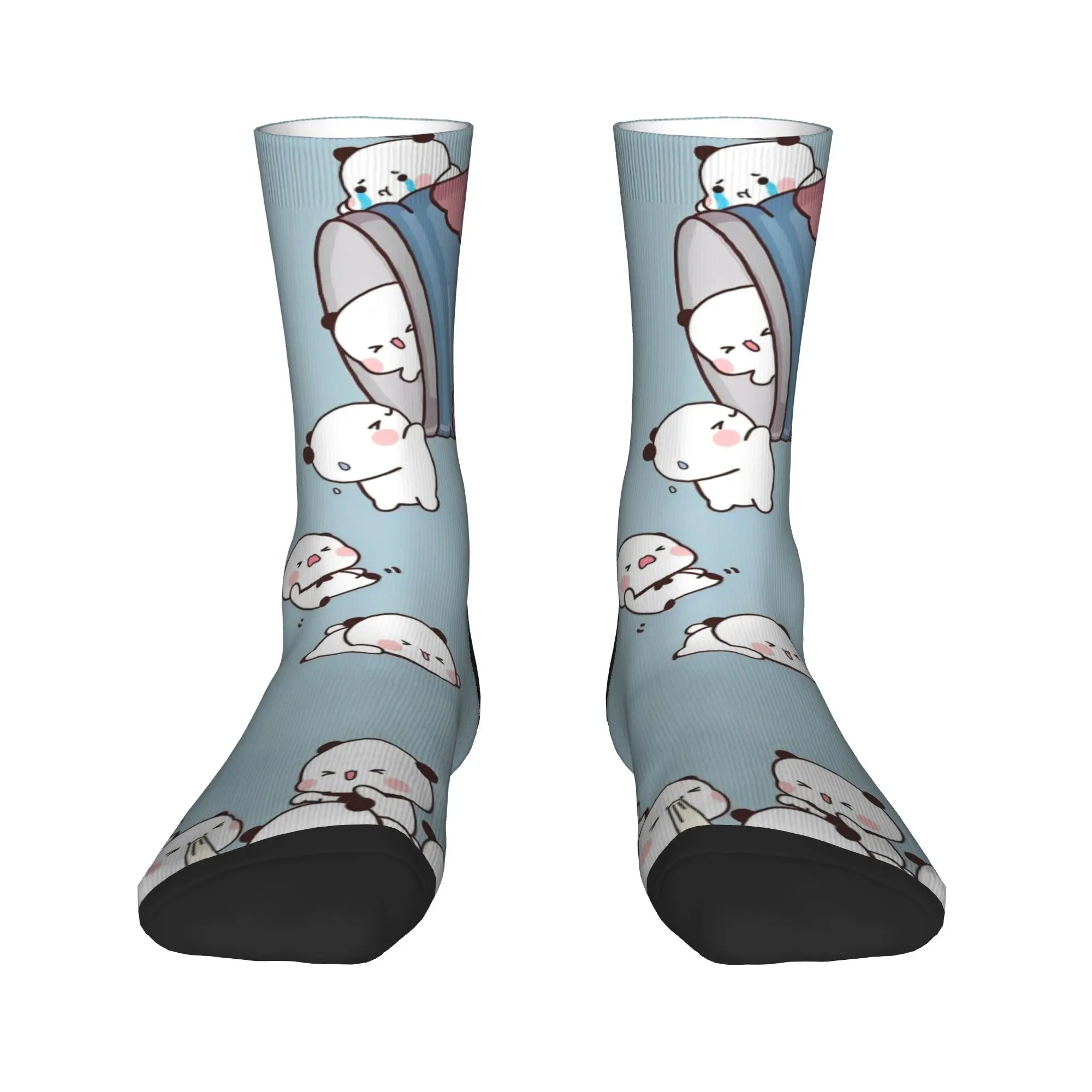 جوارب رجالية جوارب بوبو ودودو للخريف كاواي متوسطة ناعمة جوارب مخصصة للتزلج غير قابلة للانزلاق