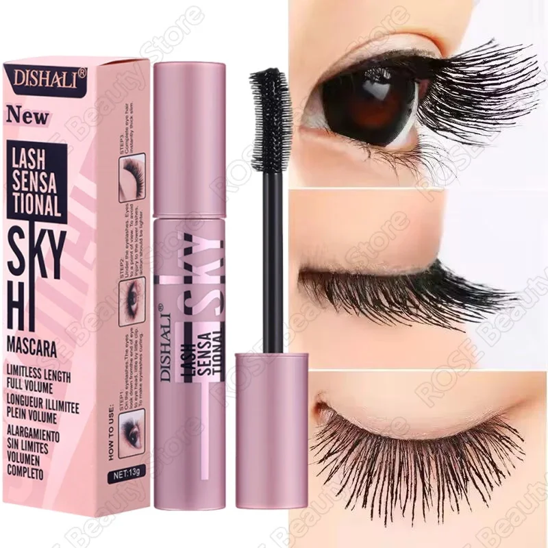 Mascara Impermeabile Volume Extra Lunga Durata Hyper-Curl Allungamento Ciglia Ciglia Non-sbavature Mascara Nero Cosmetico Coreano