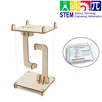 STEM Toys DIY Anti-Gravity Tensegrity Structure Floating Table Wooden Science Physics Building Model Educational Gift for Kids