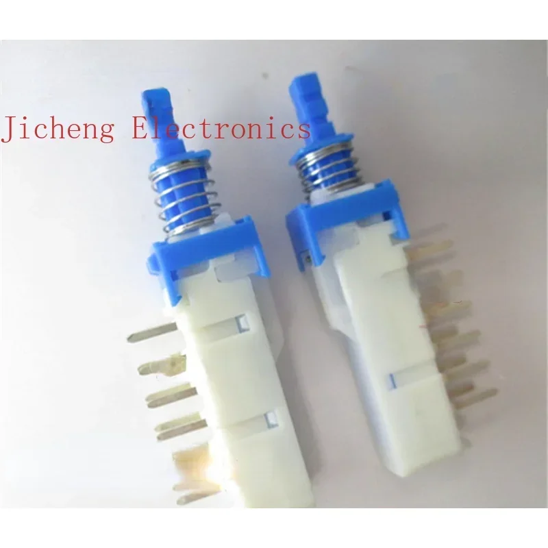

10PCS Straight Key Switch Self-locking 4 Knives 12 Foot Piano 4-way Buttons