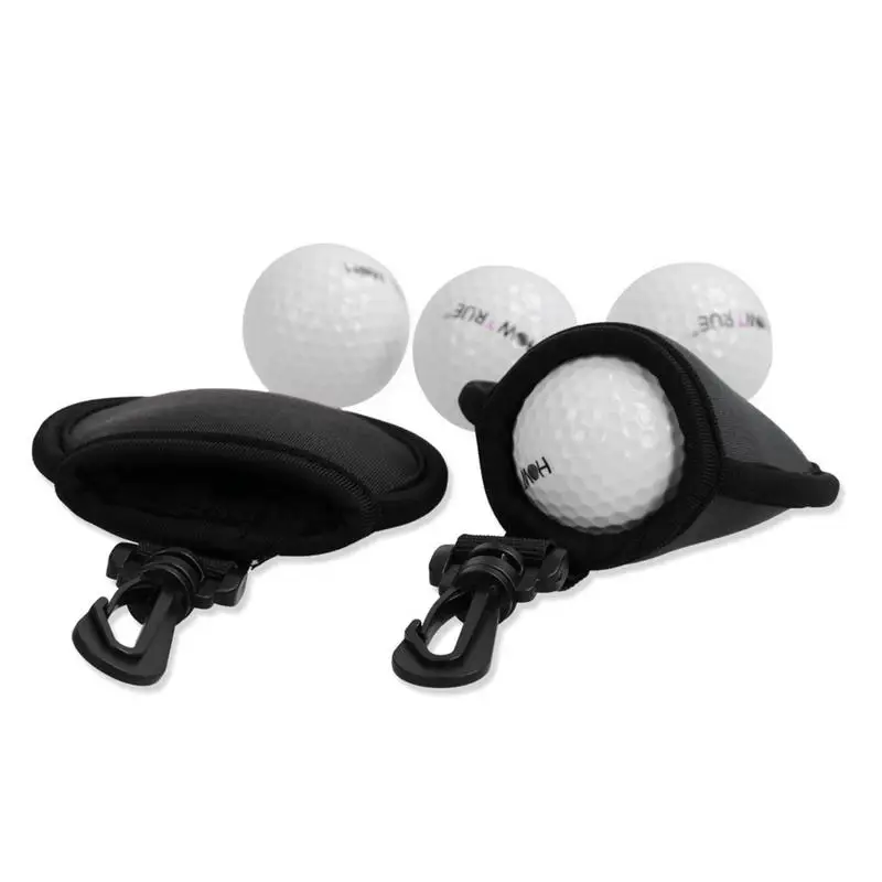 Golf Ball Washer Cleaner Pouch Bag Golf Wiping Bag Manga protetora Golf Leve Portátil Durável Golf Ball Scrubbing Tool