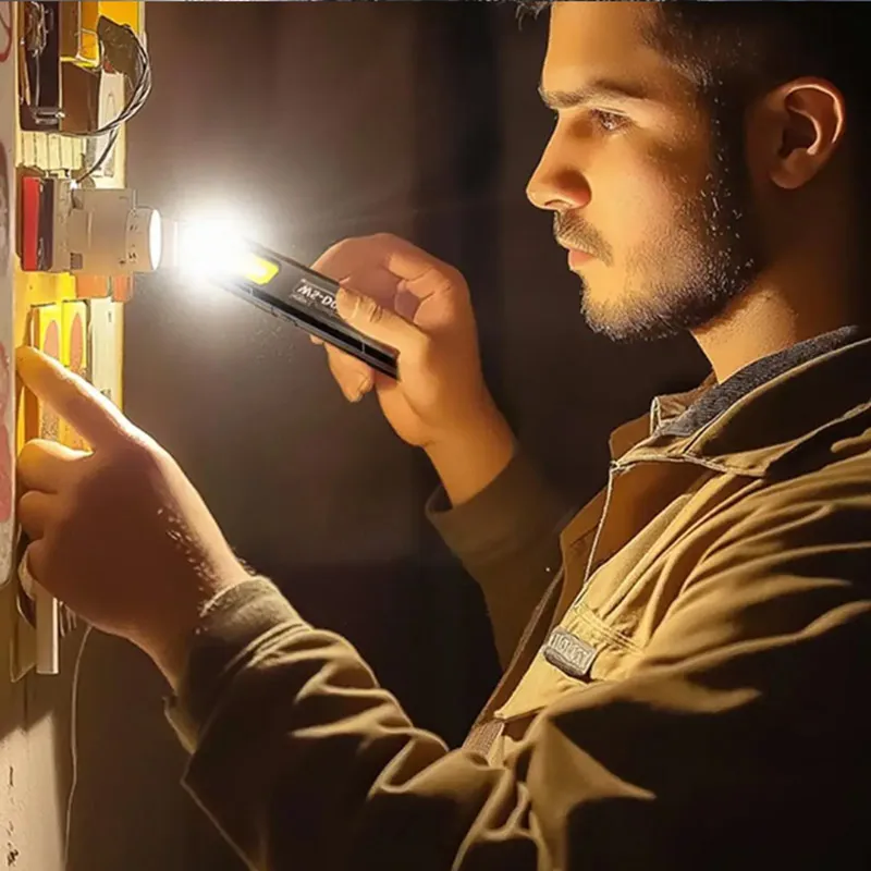 

5-speed Mini Portable Charging Model Multifunctional Ultra Bright Emergency Magnetic Suction Flashlight Work Light