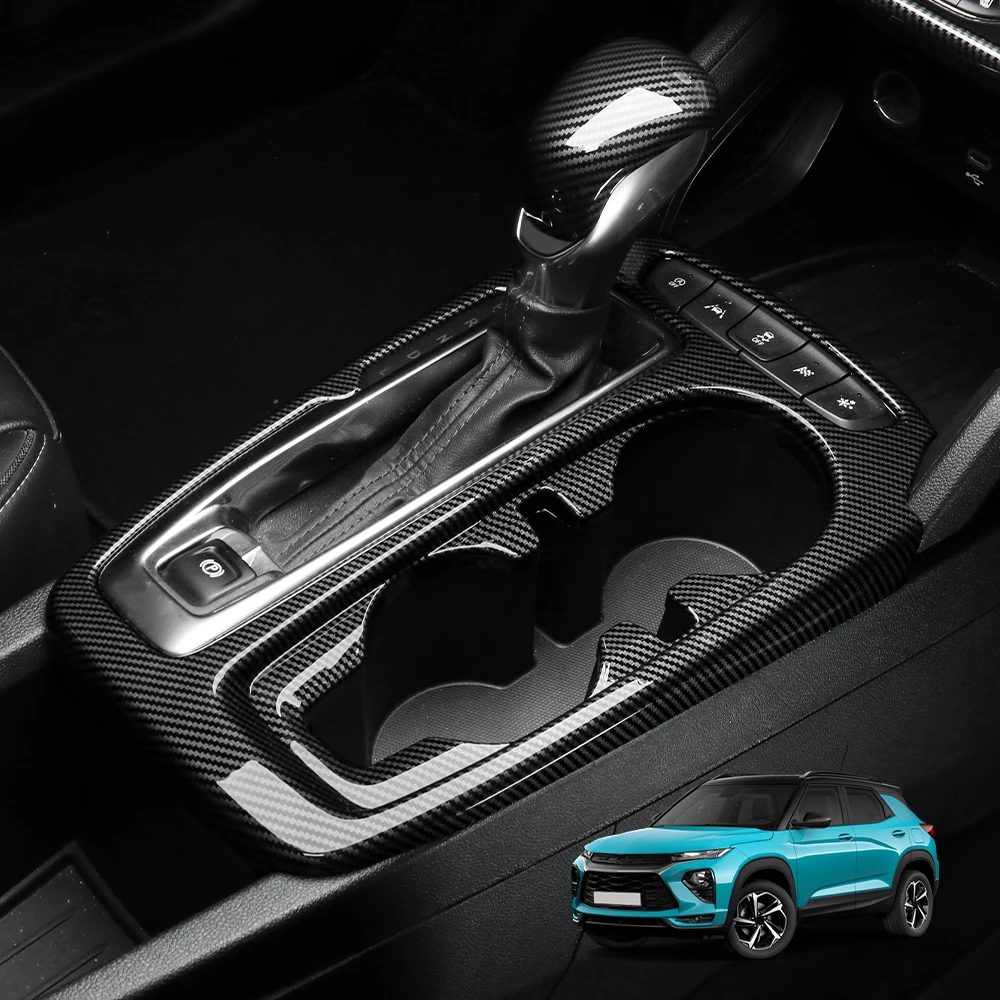 

For Chevrolet Trailblazer 2021-2025 LHD ABS Center Console Gear Shift Cover Trim Water Cup Holder Panel Accessories