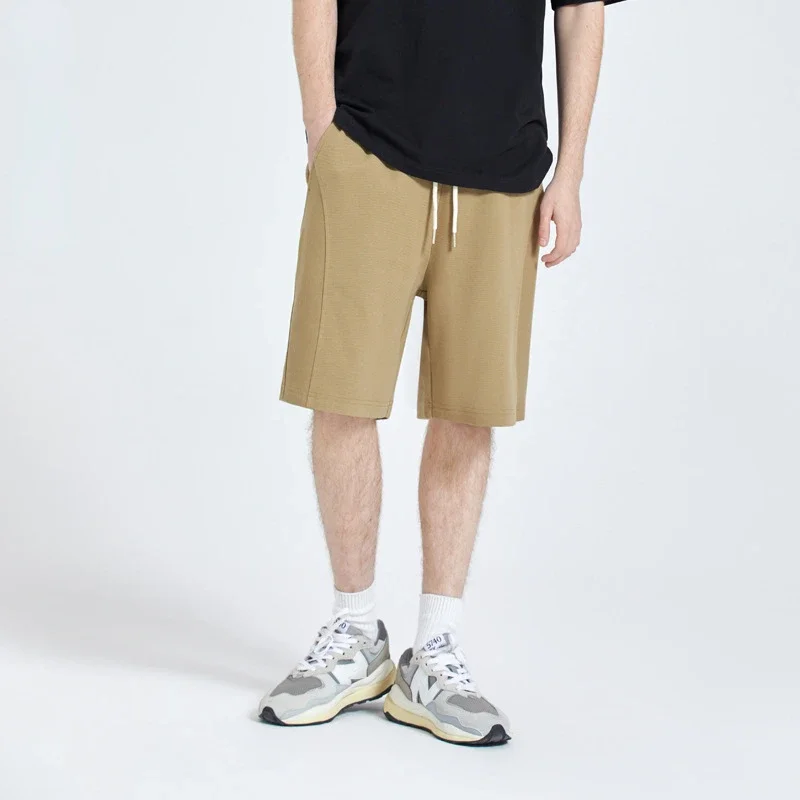 

Men's Clothing Summer Casual Gym Shorts Loose Trend Retro Sports Five-minute Pants Couple Shorts Streetwear Sweatpants New Solid