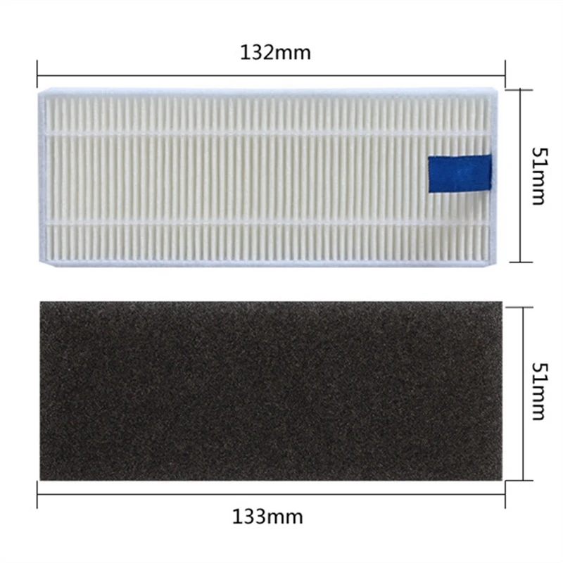 

A87Z Side Brush Hepa Filter Replacement Parts for Tefal Rowenta X-Plorer Serie 75 RG7687 / RR7687WH Robotic Vacuum Cleaner