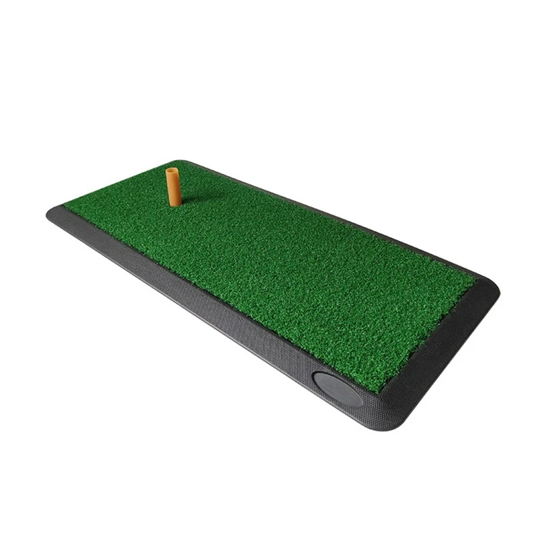 

Hot Mini Golf Pad 25X54cm Rubber Bottom Multifunctional Mini Golf Pad Golf Grass Pad Short Grass