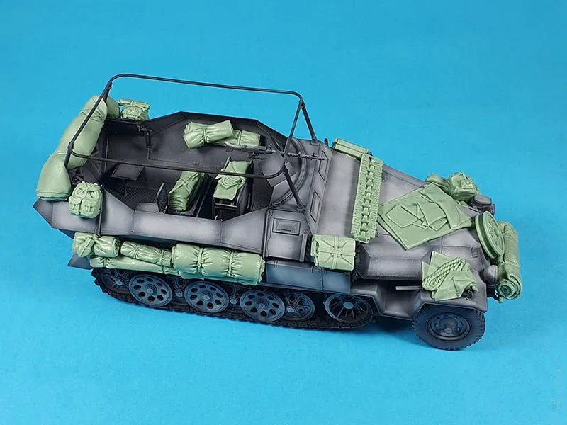 Kit de montaje de figura de resina fundida a presión, 1/35, pila de coche sin pintar, entrega gratuita