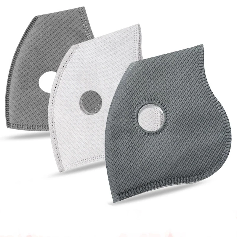 

5layers Dustproof PM2.5 Active Carbon Filter Replacement Protection Anti Dust 5layers Cycling Face Masks Breathing Filter Gasket