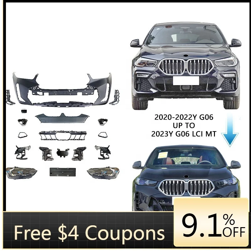 

We only provide high-quality, reliable, and durable products2020-22Y BM X6 G06 Upgrade to 2023y G06 LCI M-Tech Style Car Auto Bo