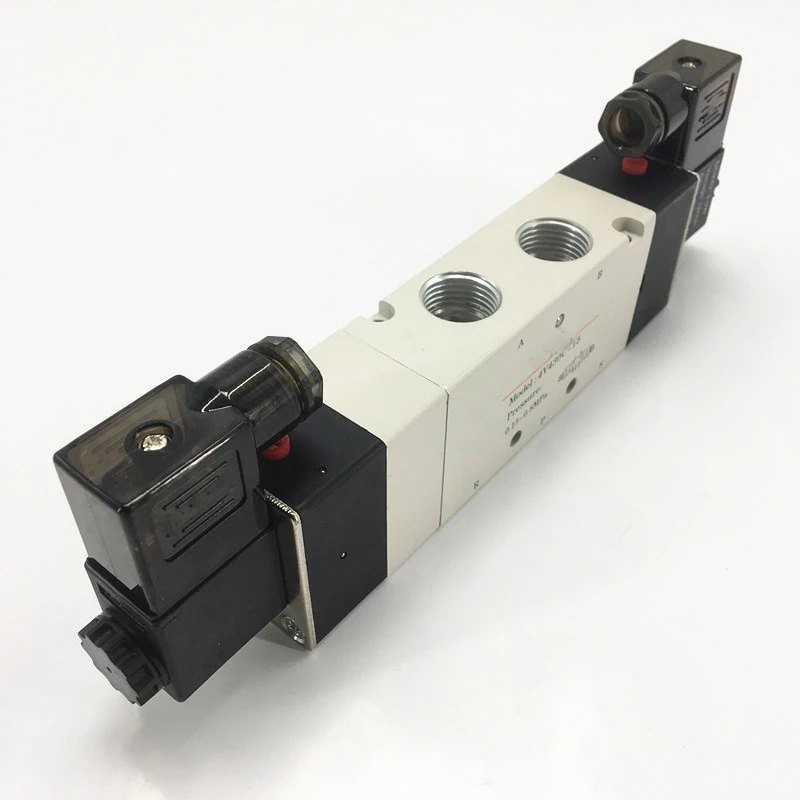 

4V430C-15 DC24V Double solenoid 5/3 way closed center Solenoid valve 4V400 series