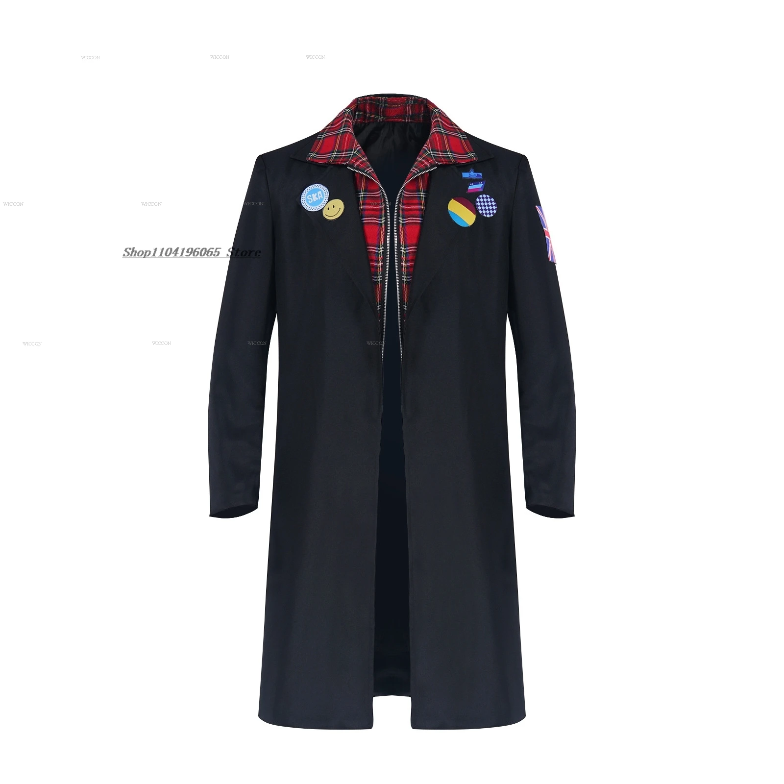 Dead Charles Cosplay Costume Coat Tv Series Boy Detectives Roleplay Black Trench Halloween Party Outfit Daily Clothes S-XXXL