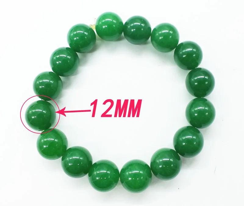 Hot Selling Natural Green Natural stone Round Beads Fashion Bracelet ,Factory price 20pcs/lot