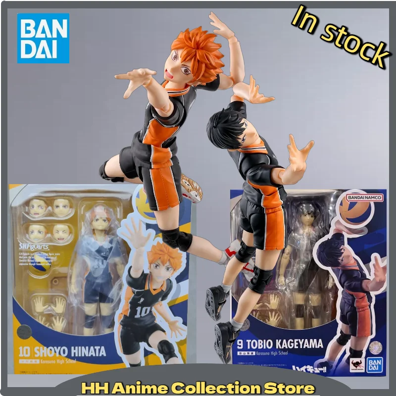 

Bandai SHF Volleyball Boys Hinata Shoyo Kageyama Tobiro Movable Joints Figure Ready-made Collection Gift