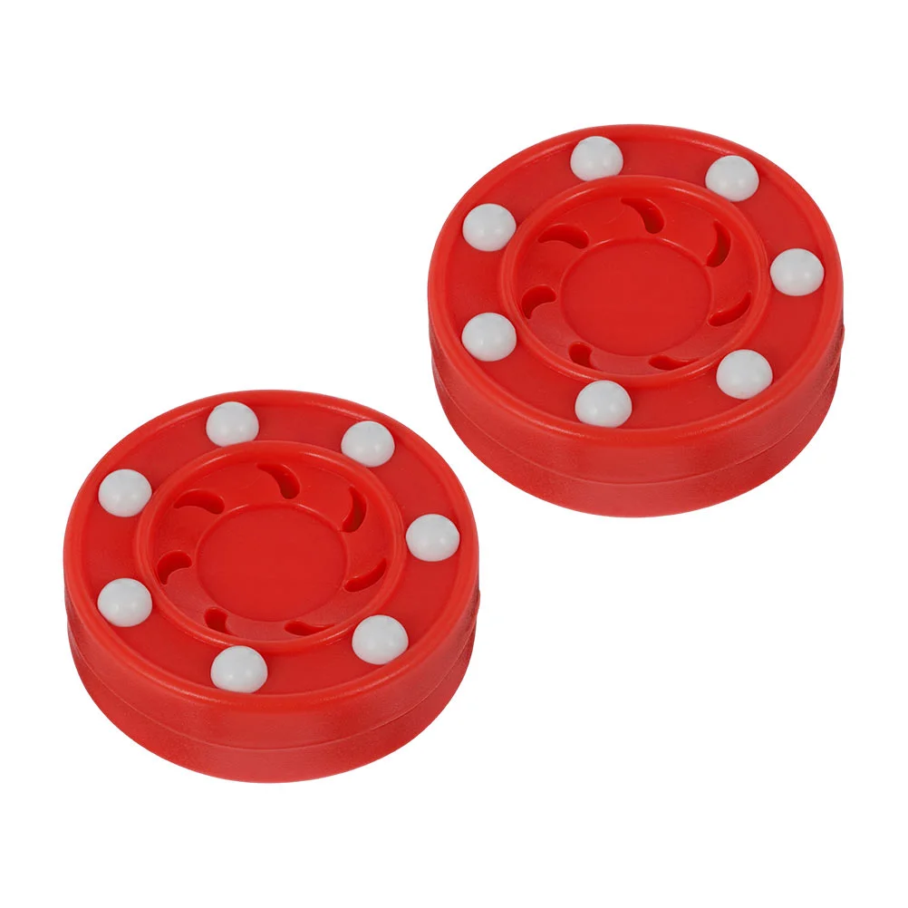 2 Pcs Ice Hockey Hokey Puck Holder Supplies for Ornament Balls Game IDS Pucks Training Aldult