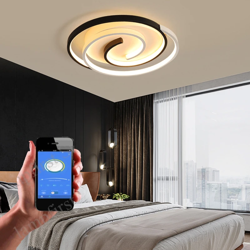 

LED Chandelier with Remote Control, Room Decor for Living Room, Kitchen, Bedroom Ceiling Lamp