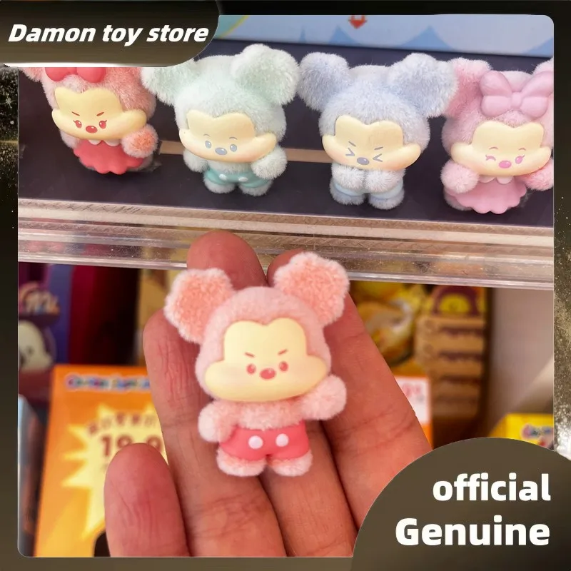 

Disney Mickey Mood Palette Series Mini Blind Box Desktop Collection Ornaments Anime Figure Mystery Box Children Toys Girl Gifts