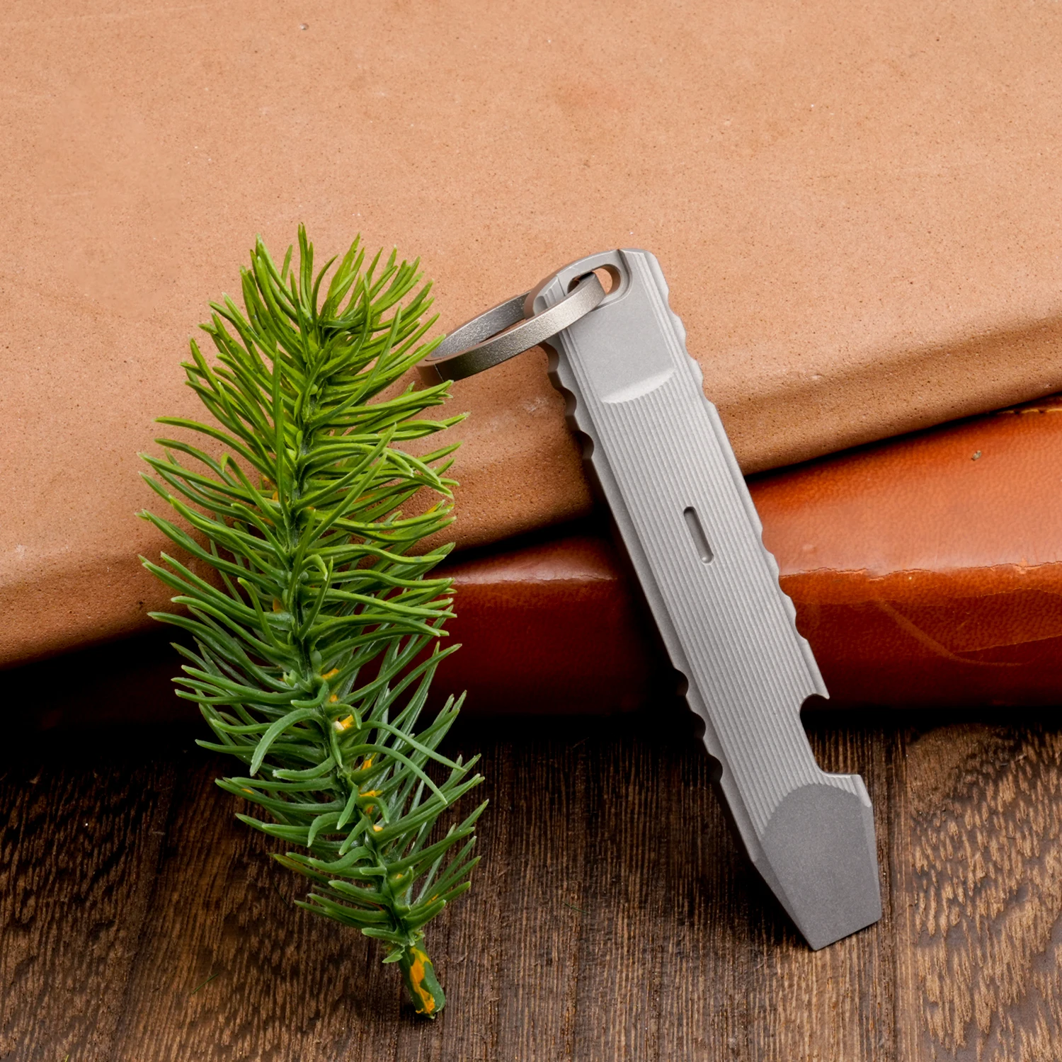 Titanium Alloy Outdoor Crowbar Multifunctional Tool Essential Pocket Tools For Going Out Portable Bottle Opener