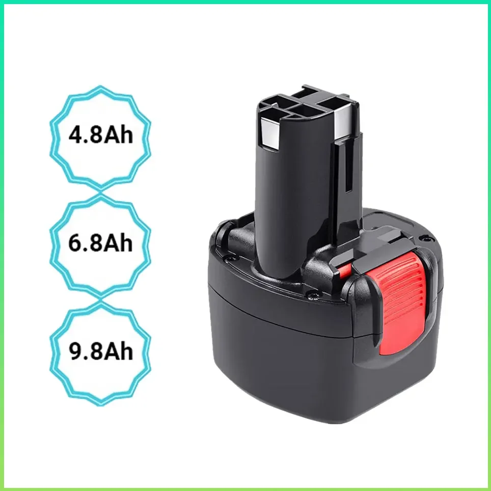 Bosch BAT048 9.6V Battery Replacement For Bosch BAT048 BAT100 BAT119 2607335272 2607335461 GSR 9.6VE-2 PSR 9.6VE-2 PSR960