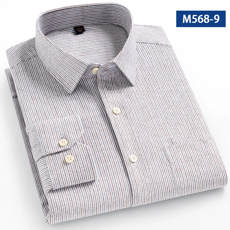 4XL Fits 90 KG Men Shirts Long Sleeve 100 Cotton Oxford Big Sizes Soft Cozy Shirts Men Long Sleeve Slim Fit Casual with Pocket