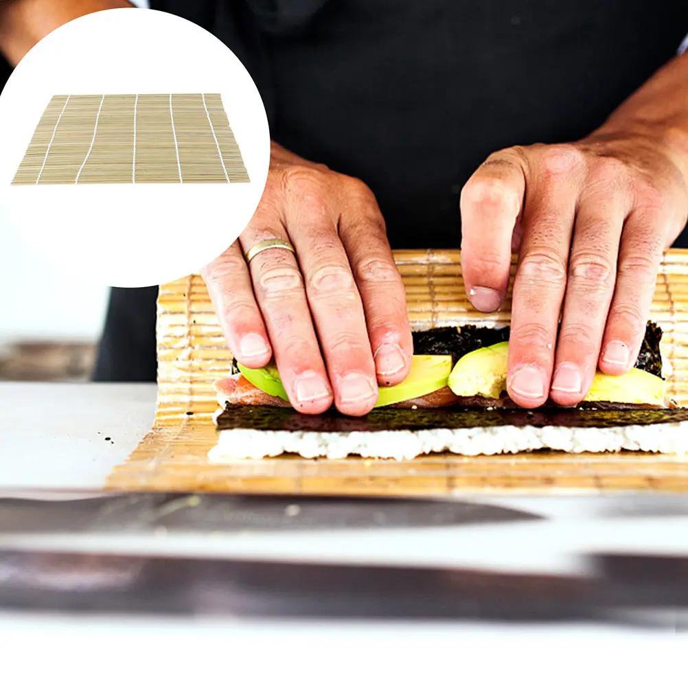 

Rolling Mat Kitchen Gadget for Home Restaurant Use Smooth Surface Uniform Bamboo Tight Rolls Easy Cleaning Process