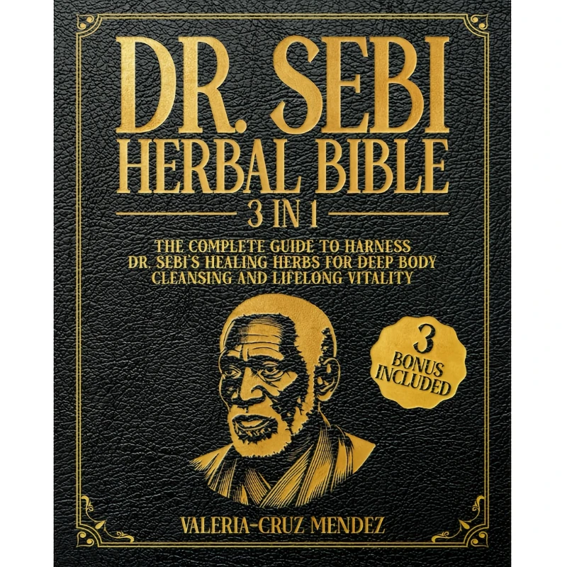 

Dr Sebi Herbal Bible 3in1 Complete Руководство с использованием натуральных исцеляющих трав для детоксикации всего тела и жизненной силы