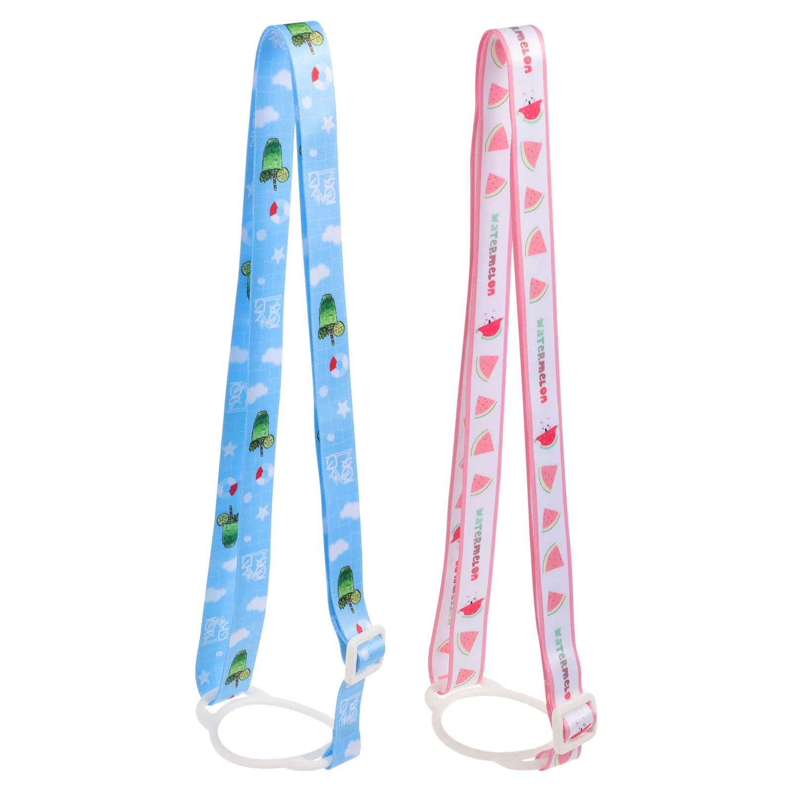 

2Pcs Bottle Carrier Strap Simple Design Easy Use Backpack Hanging Sleeve Bottle Strap Water Kettle Sleeve Water Kettle Holder