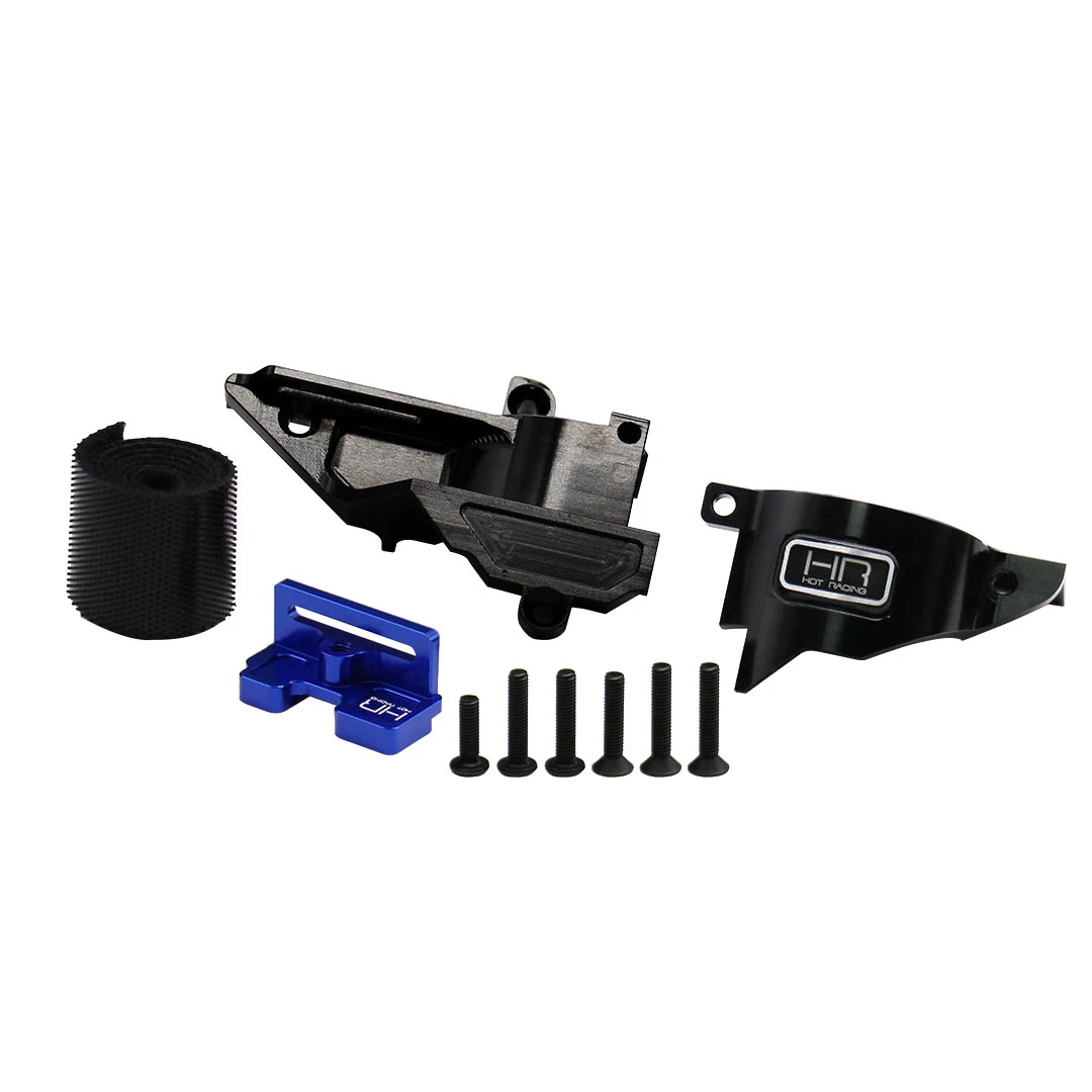 HR Mini Maxx RC Onderdelen Aluminium Motorhouder Batterijhouder Geïntegreerd ontwerp Accessoires voor Traxxas Mini Maxx 107154 -1