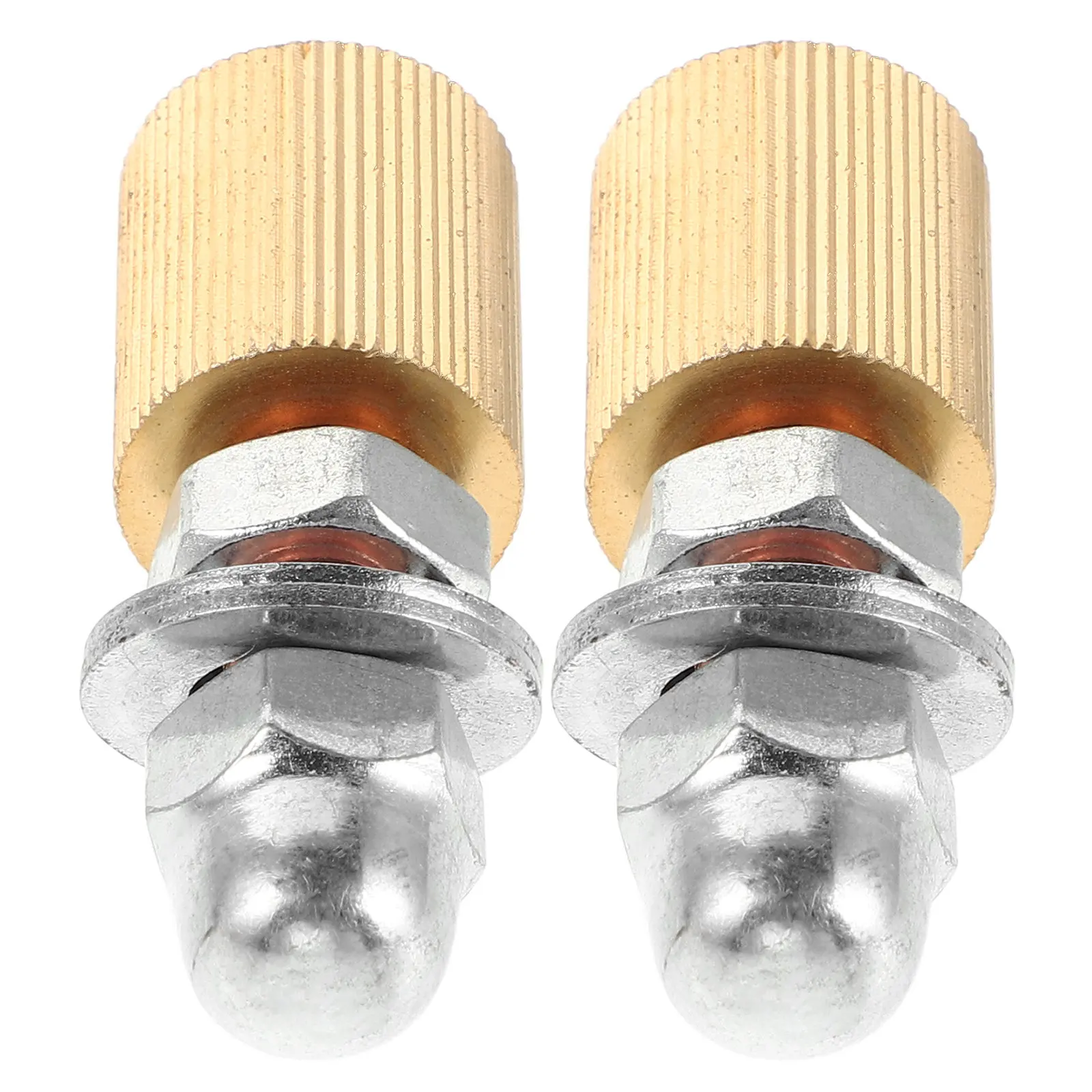 

2Pcs Automotive Sheet Metal Repair Clamp Head Copper Alloy Dent Puller Chuck for Car Body Dent Removal Welding Ground Clamp